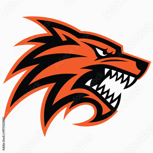 wolf head mascot