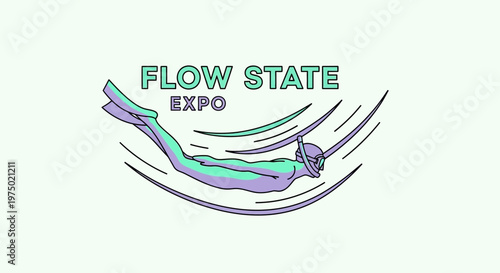 Flow State Expo Diving Concept Minimalist Design