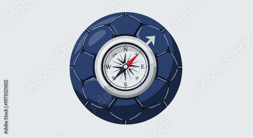 Football Compass Guidance Direction Navigation Strategy