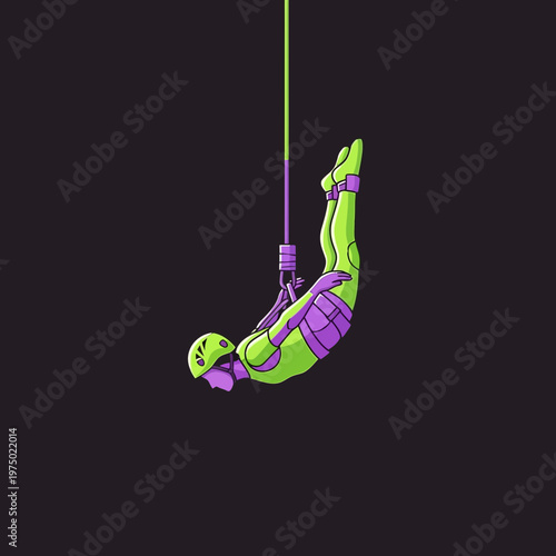Futuristic Athlete Suspended Mid-Air In Dynamic Pose