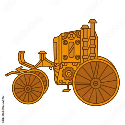 Steam powered tractor