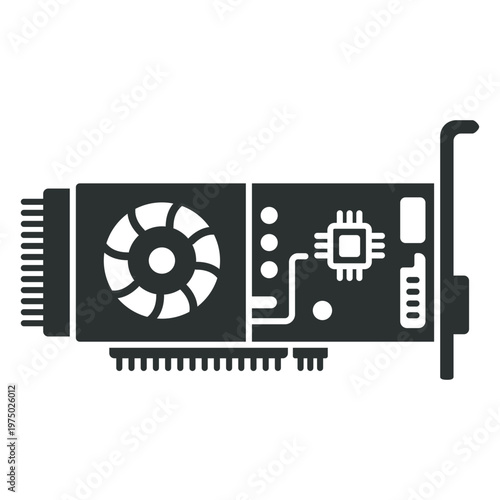Computer graphics card icon