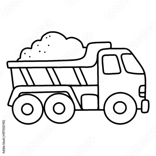 Dump truck icon