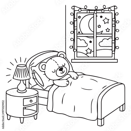 Cozy Nights Cute & Comfy Coloring pages