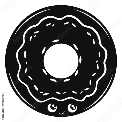 Black donut