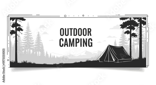 Camping Tent Outdoor Adventure Travel.
