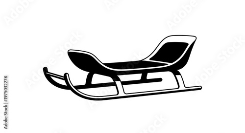 Iconic Sledge For Winter Fun And Snowy Adventures