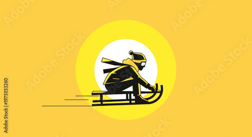 Joyful Sledding Adventure Through a Sunny Winter Day