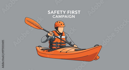 Kayaking Safety First Campaign Awareness On Water Activities