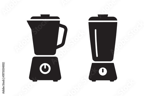 Blender icon vector for kitchen food mixing