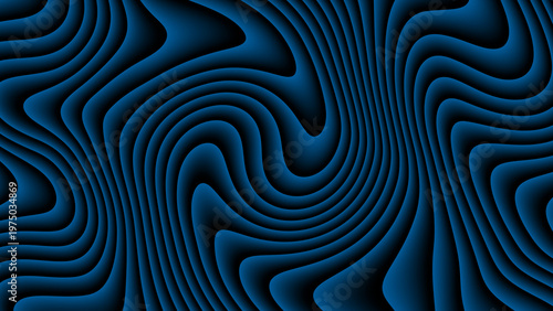Modern blue abstract background with flowing layered lines and smooth 3D wave shapes. Perfect for tech, corporate, digital and futuristic design projects.