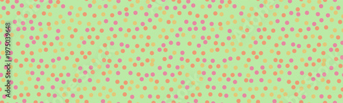 Pastel confetti scattered on a soft green background.  A cheerful, playful design perfect for branding, website backgrounds, or textile prints.  Evokes feelings of joy, celebration, and springtime.