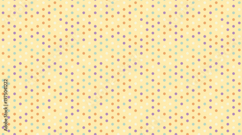 Abstract pastel polka dot pattern.  Subtle color variation creates a soft, playful design ideal for backgrounds, textiles, or website design.