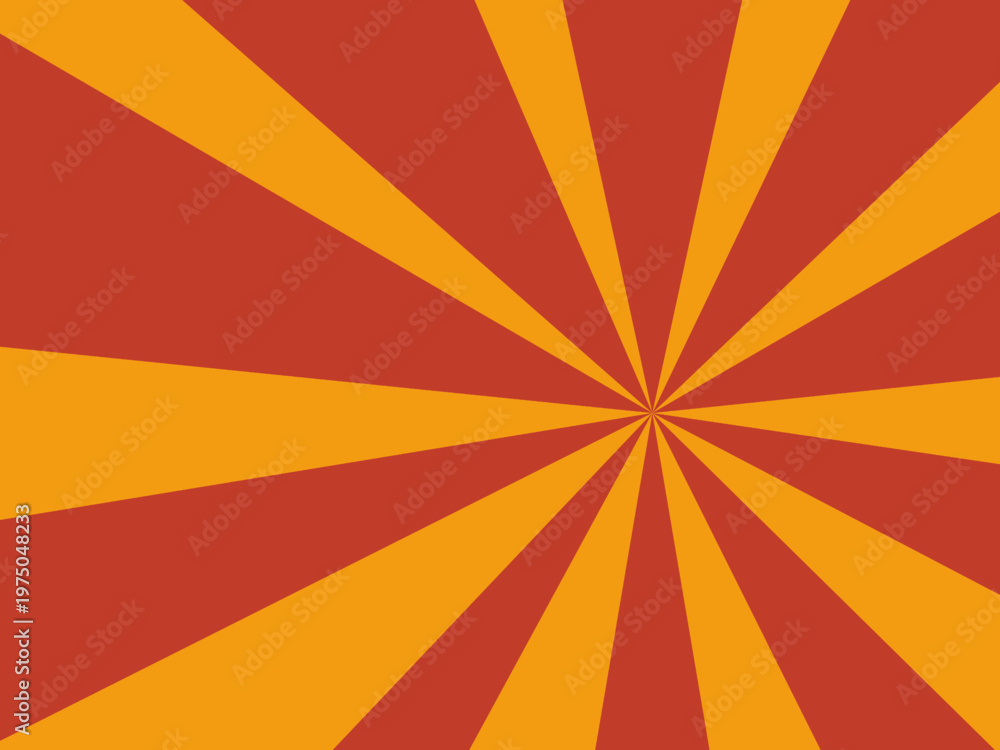 Obraz premium Bold Sunburst Rays Retro Radial Beam Background