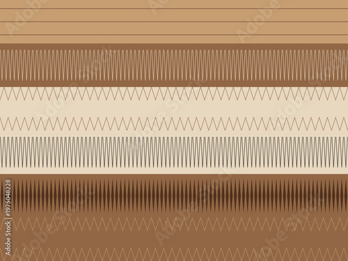 Tribal Geometric Band Pattern Bold Ethnic Textile Background