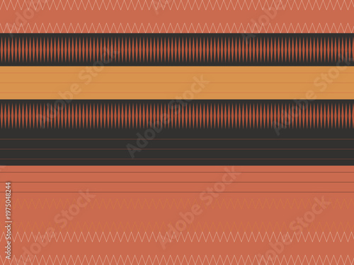 Tribal Geometric Band Pattern Bold Ethnic Textile Background
