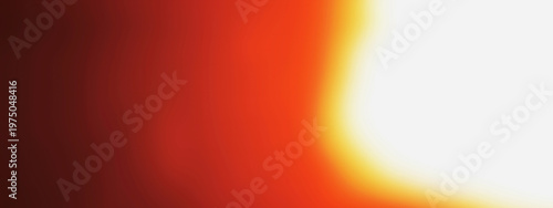 Wallpaper Mural Bright orange light leak gradient with glowing edge for warm abstract background overlay. Torontodigital.ca