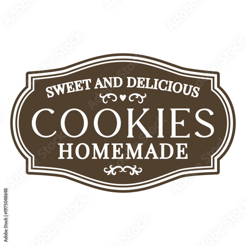 Sweet and delicious cookies homemade