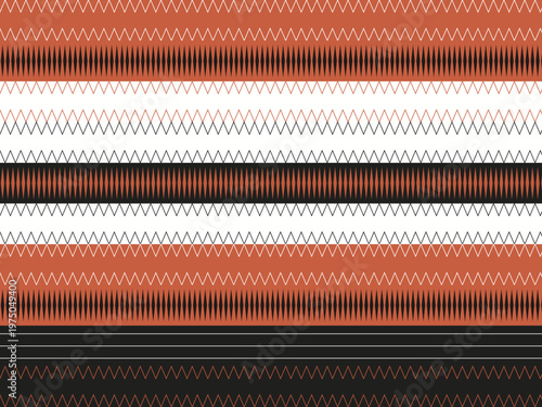 Bold Ethnic Geometric Pattern Tribal Art Background