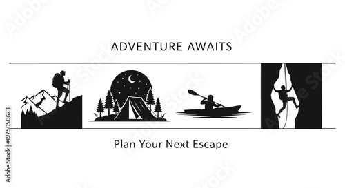 People enjoying outdoor adventure activities.