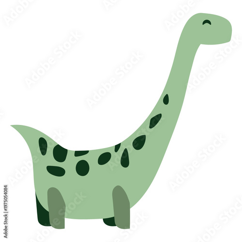 Green dinosaur design