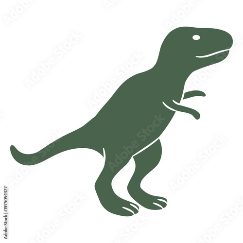 Green t-rex design