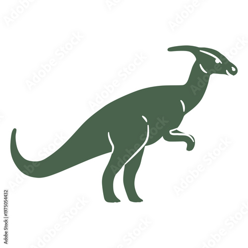 Large green dinosaur design