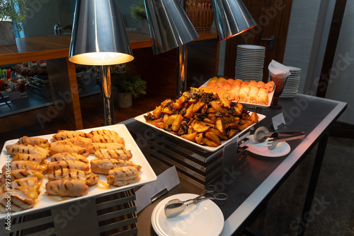 Wallpaper Mural Catering buffet with roasted potatoes Torontodigital.ca