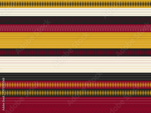 Bold Tribal Geometric Pattern Ethnic Ornament Background