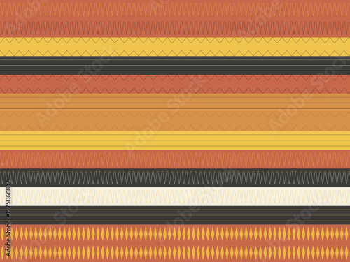 Bold Ethnic Geometric Pattern Tribal Art Background