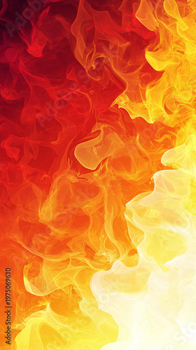 Colorful abstract flame background in red, orange, and yellow  