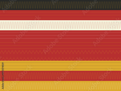 Traditional Tribal Geometric Ornament Ethnic Pattern Design