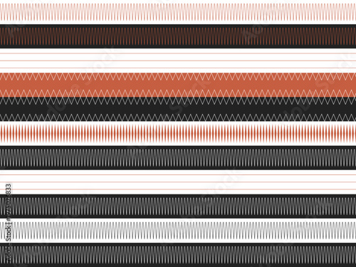 Tribal Geometric Band Pattern Bold Ethnic Textile Background