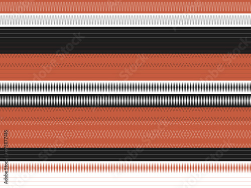 Traditional Tribal Geometric Ornament Ethnic Pattern Design