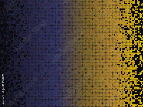 Abstract Pixel Grid Color Shift Digital Pattern Background