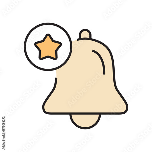 icon. star icon. put a star on a product or service. vector. on a white background. black lines with a colored background. quality rating. set of icons.