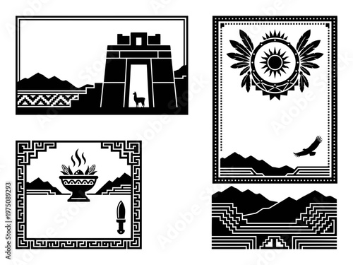 Temple procession scene with dancers and sacred altar