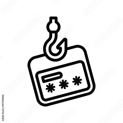 Password phishing icon