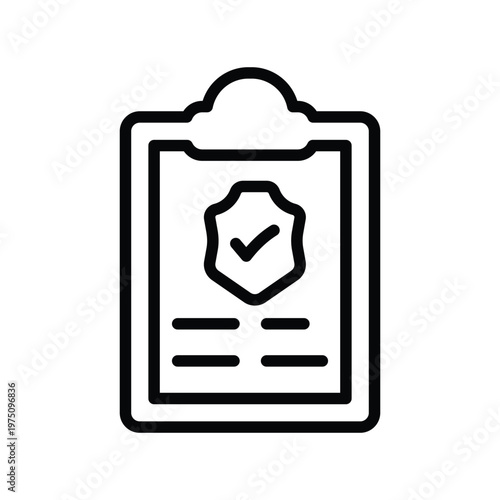 Report shield icon