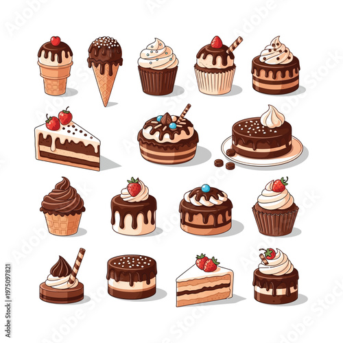 Delightful assortment of handcrafted desserts and decadent pastries