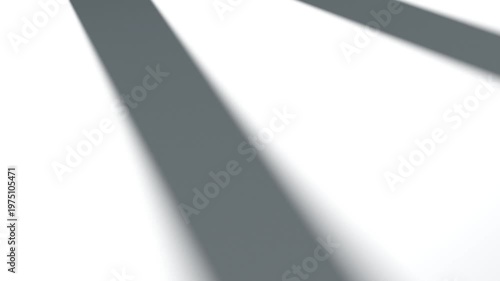 Abstract window lines shadow moving backdrop, looped animation, 3d rendering. Motion of stripes sunblind fall on wall background, 4k. Grey striped shadiness of windows frame playing template.