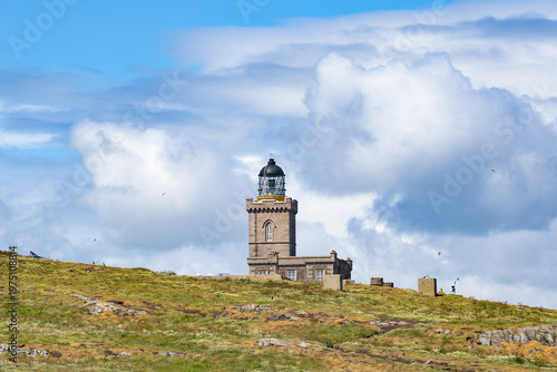 Robert Stevenson's lighthouse on the isle of May in Scotland