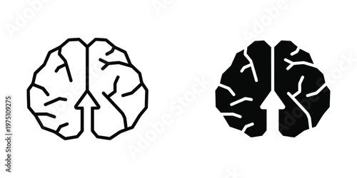 Contrast of a healthy brain and a brain affected by neurodegenerative damage