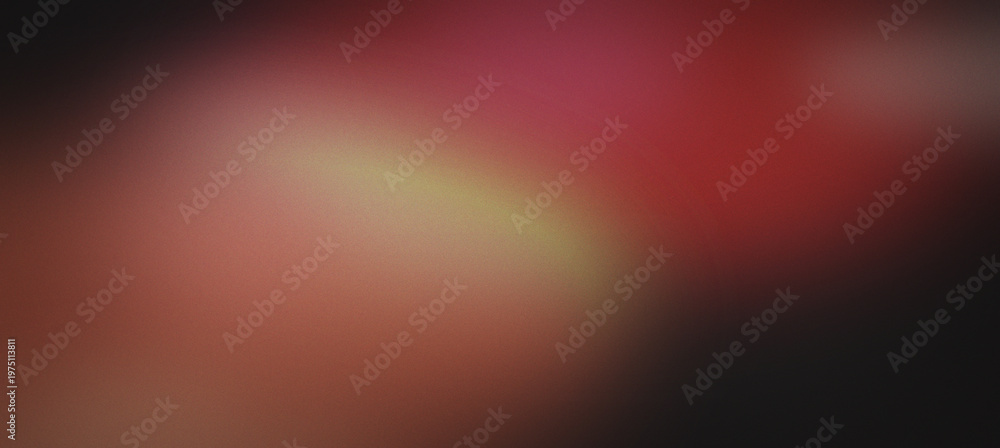 Fototapeta premium Blurred abstract background, with grainy texture, featuring soft transitions, of deep red, muted orange, and, dark charcoal black tones