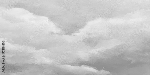 Ethereal Cloudscape: A serene expanse of soft, fluffy clouds floats gently across the boundless sky. Embodying tranquility.