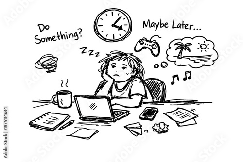 Imperfect simple messy naive generation vector doing doodle nothing lines icon image