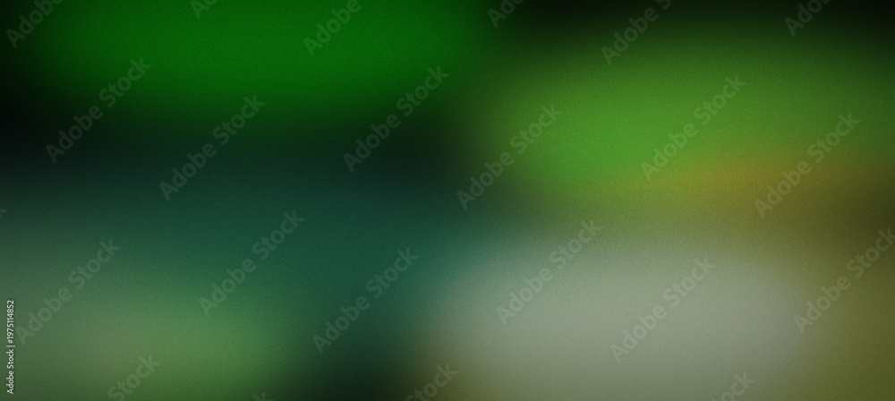 Obraz premium Grainy green and yellow abstract background, with blurred light, spots grainy texture