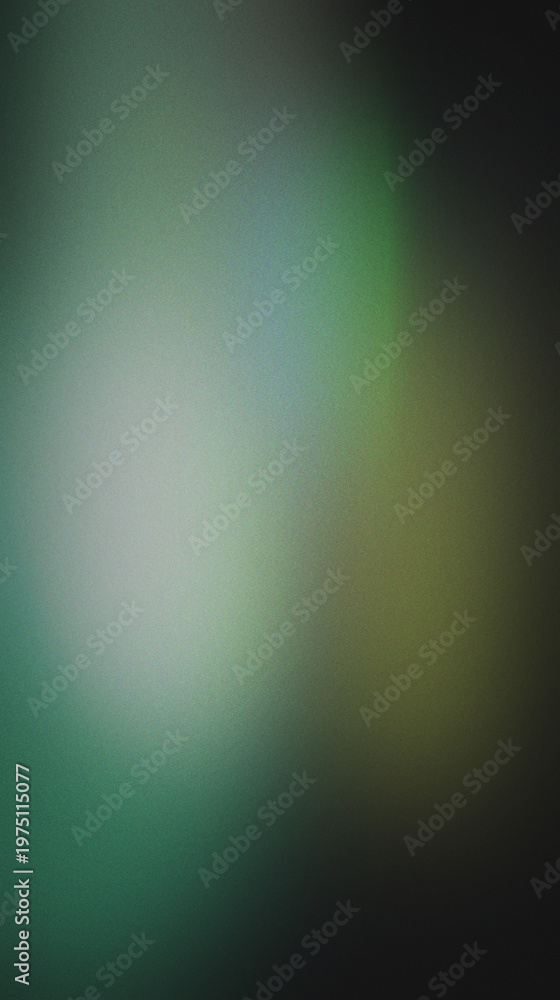 Fototapeta premium Soft, glowing green gradient background, with subtle grainy, texture green color, soft glow grainy texture