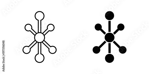 molecular structure comparison carbon vs silicon flat design vector illustration