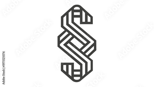 Stylized section sign vector icon illustration representing legal justice, law, and court verdicts. Minimalist geometric design with parallel lines for law firms and judicial concepts.